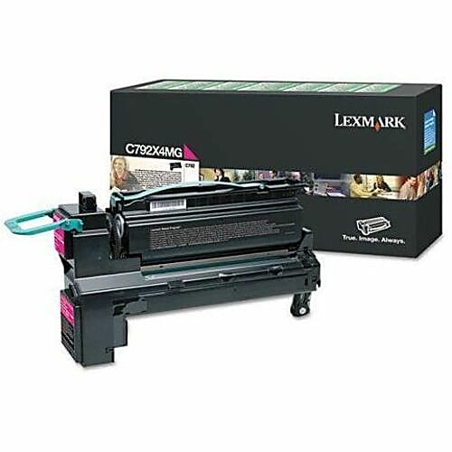 Genuine Lexmark C792X4MG High Yield Magenta Toner Cartridge (20,000 pages)