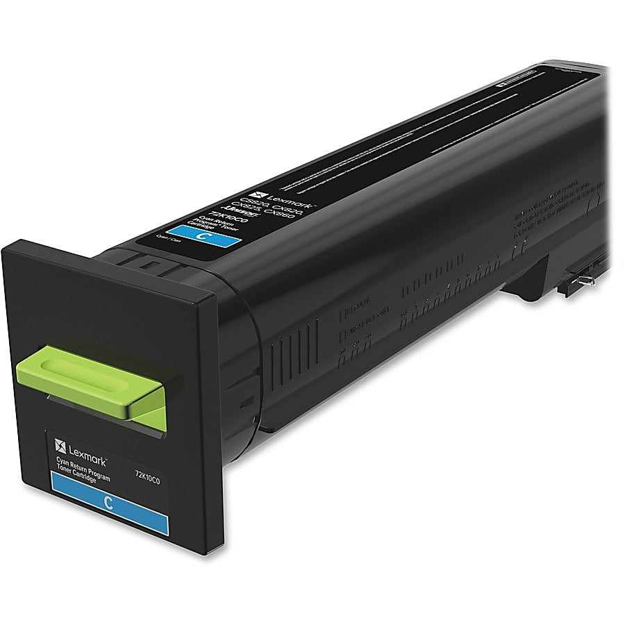 Genuine Lexmark 72K10C0 Cyan Toner Cartridge (8,000 pages) Return Program