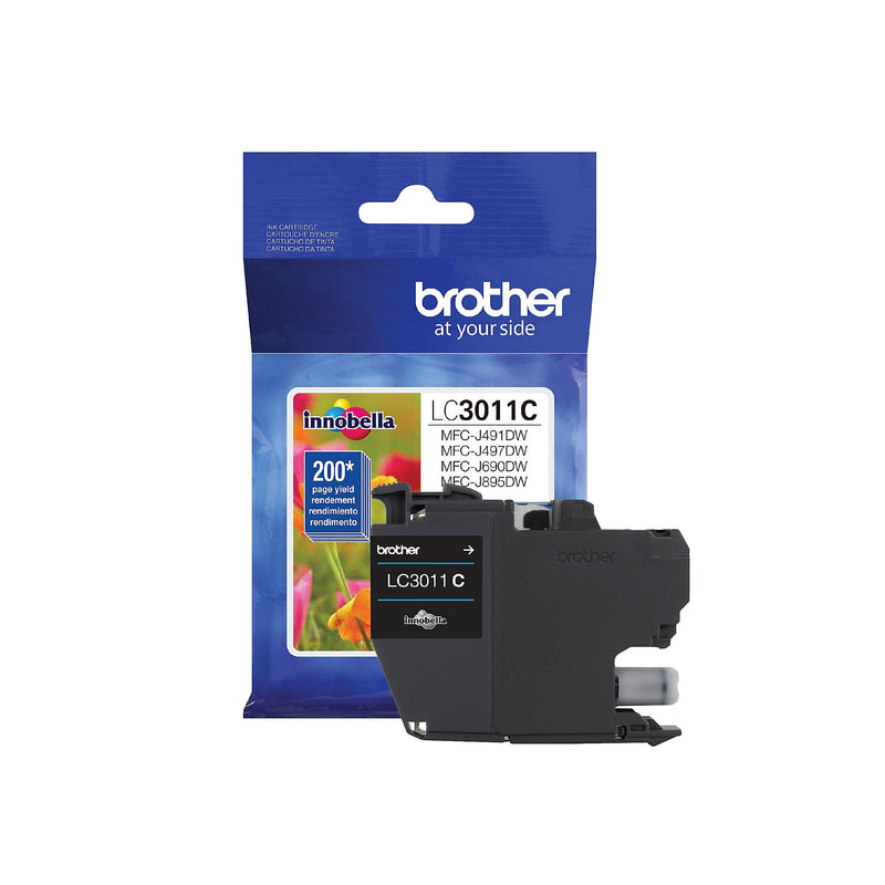 Genuine Brother LC301C Cyan Ink Cartridge (200 pages)