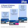 Genuine Brother TN635XLC Cyan Toner Cartridge (4,500 pages)