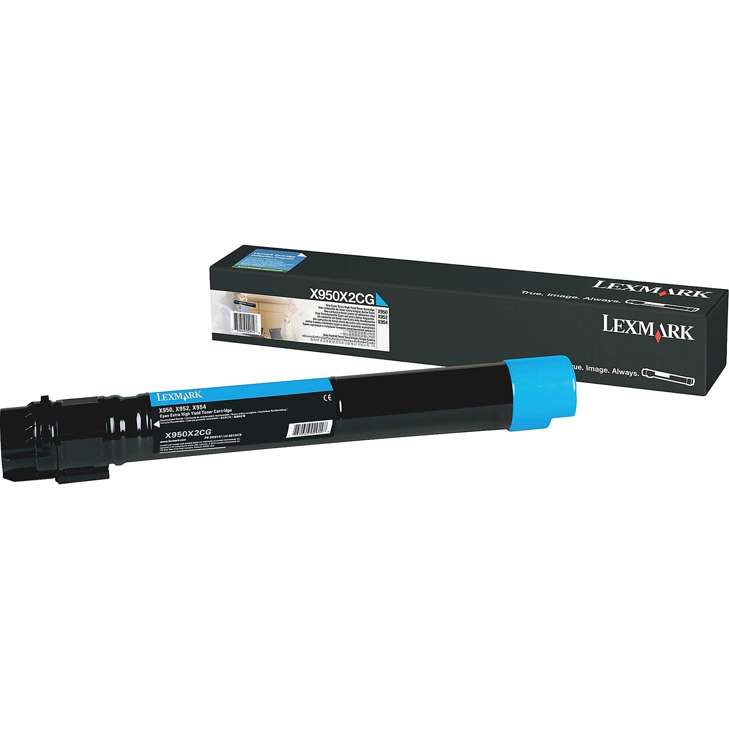 Genuine Lexmark X950X2CG High Yield Cyan Toner Cartridge (22,000 pages)