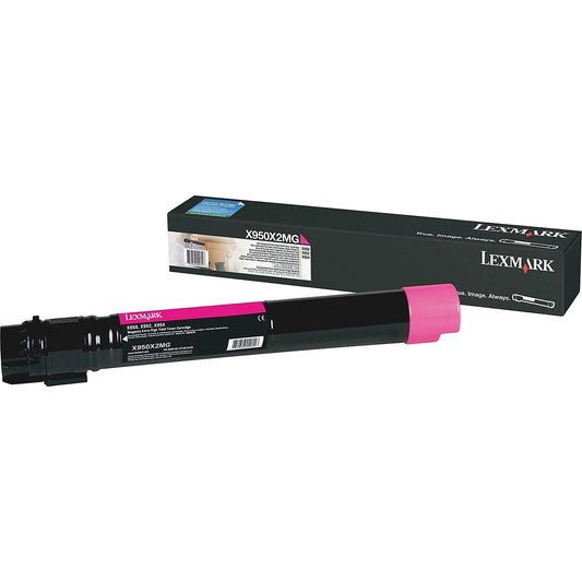 Genuine Lexmark X950X2MG High Yield Magenta Toner Cartridge (22,000 pages)
