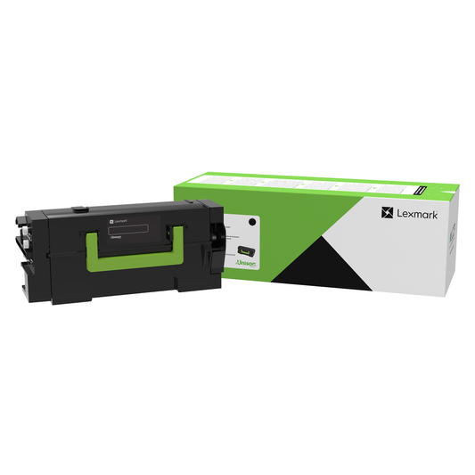 Genuine Lexmark 58D1U0E High Yield Black Toner Cartridge (55,000 pages) Return Program