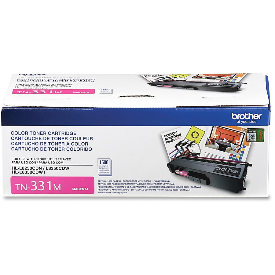 Genuine Brother TN331M Magenta Toner Cartridge (1,500 pages)