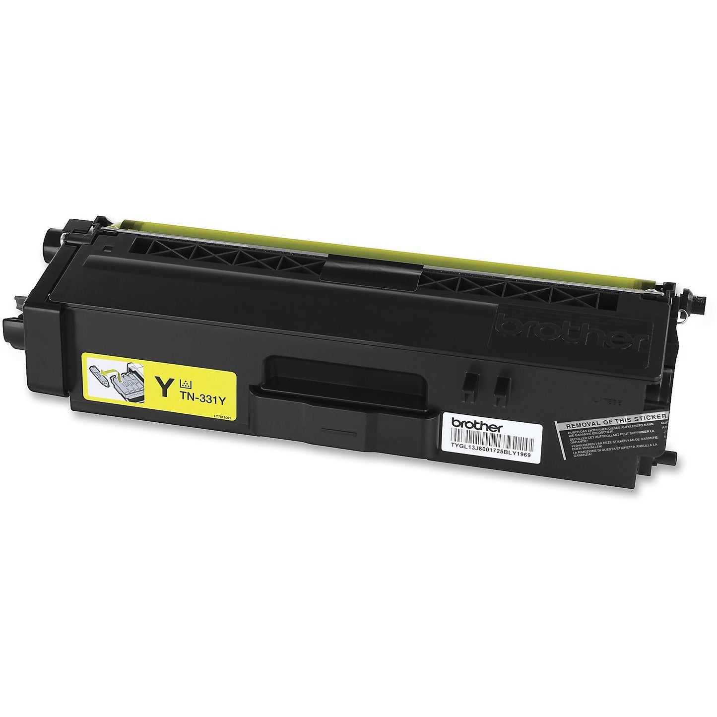Genuine Brother TN331Y Yellow Toner Cartridge (1,500 pages)