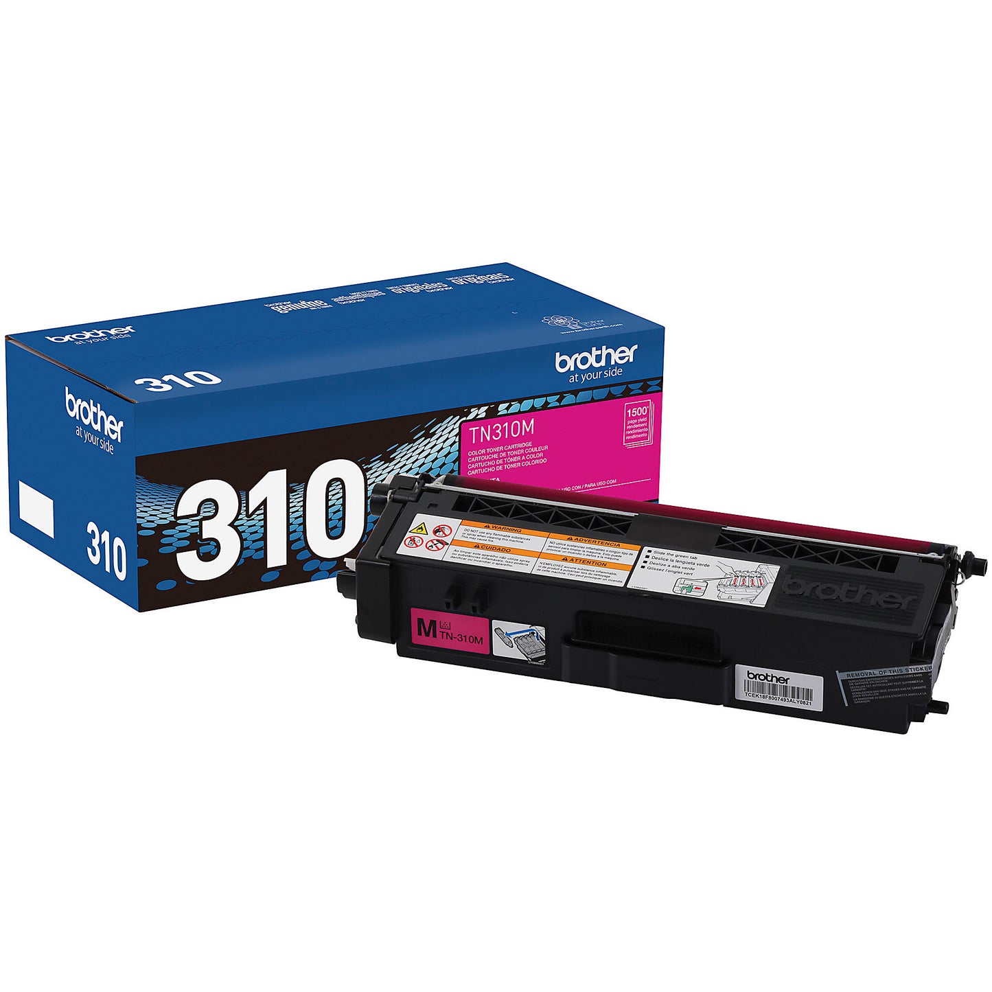 Genuine Brother TN310M Magenta Toner Cartridge (1,500 pages)