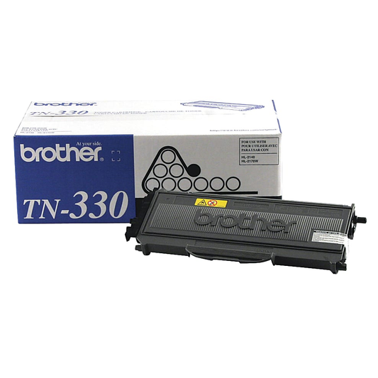 Genuine Brother TN330 Black Toner Cartridge (1,500 pages)