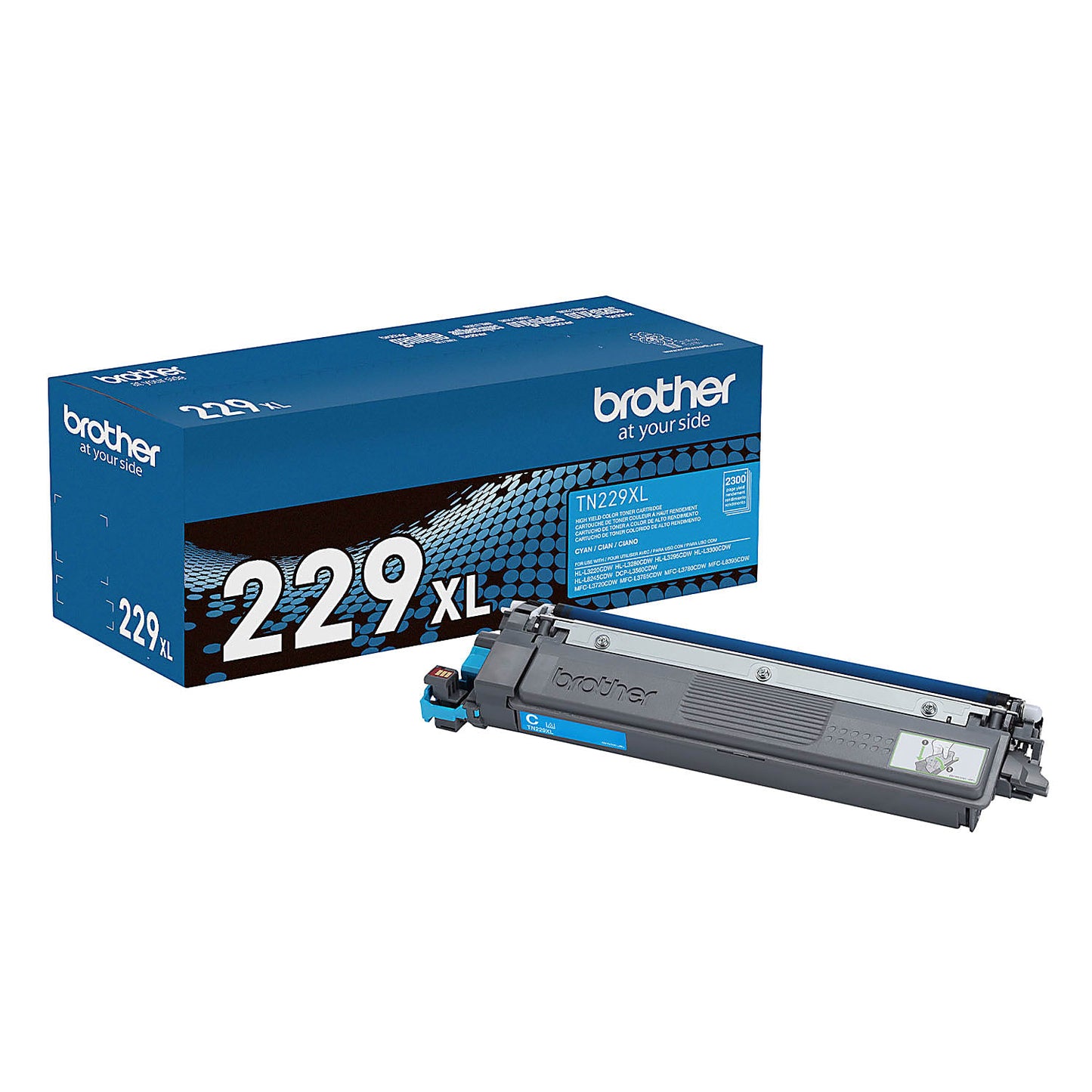 Genuine Brother TN229XLC Cyan Toner Cartridge (2,300 pages)