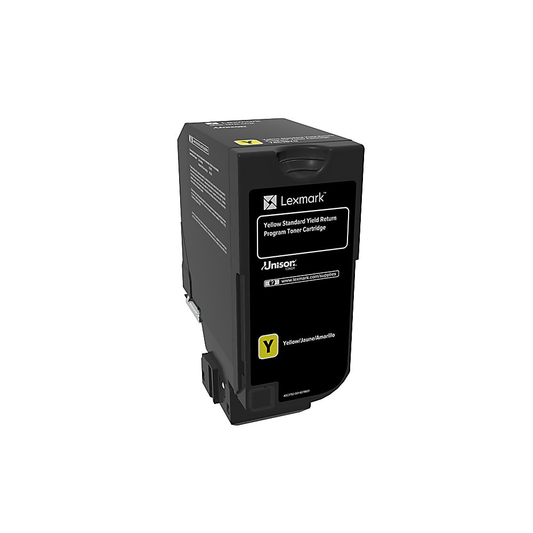 Genuine Lexmark 74C1SY0 High Yield Yellow Toner Cartridge (7,000 pages) Return Program