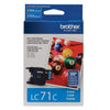 Genuine Brother LC71C Cyan Ink Cartridge (300 pages)