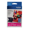Genuine Brother LC71M Magenta Ink Cartridge (300 pages)