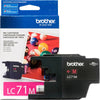 Genuine Brother LC71M Magenta Ink Cartridge (300 pages)