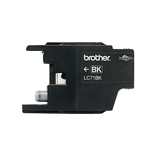 Genuine Brother LC71BK Black Ink Cartridge (300 pages)