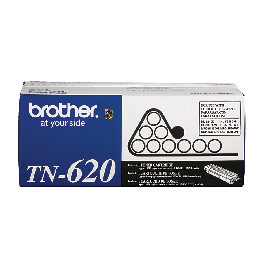 Genuine Brother TN620 Black Toner Cartridge (3,000 pages)