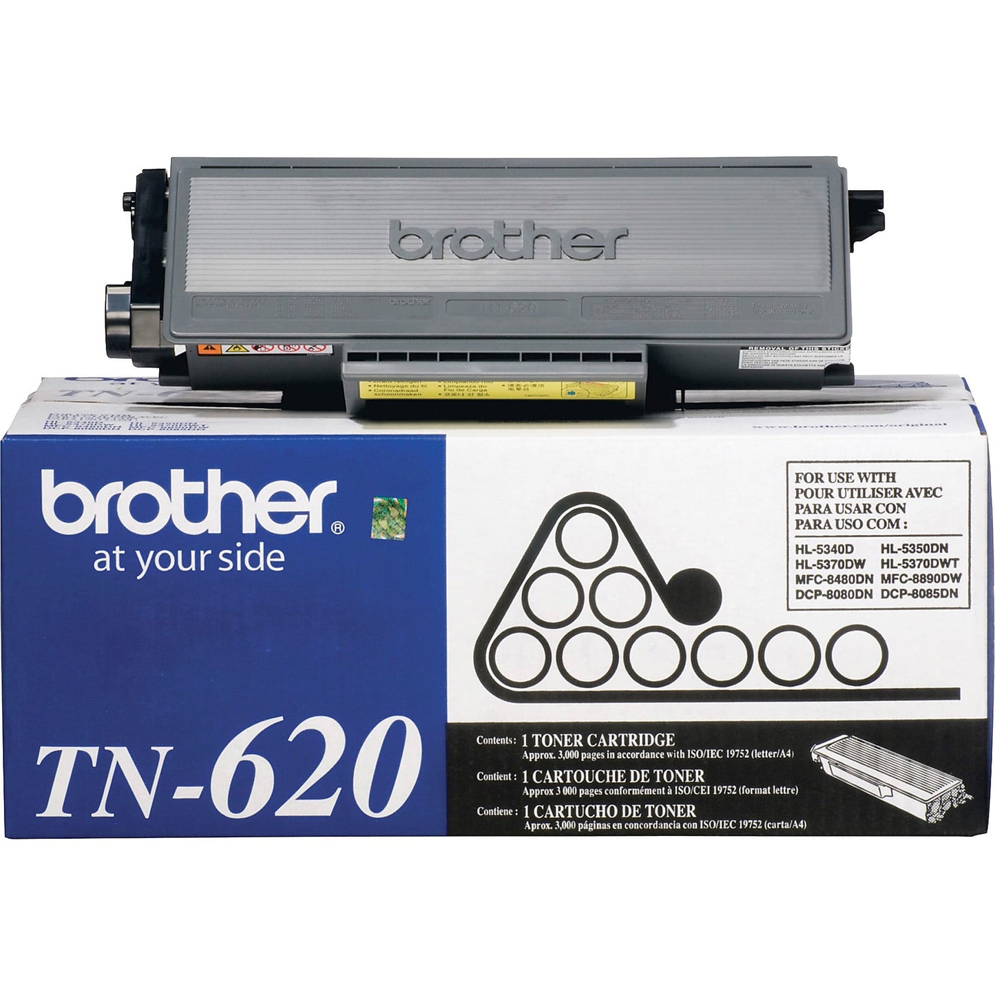Genuine Brother TN620 Black Toner Cartridge (3,000 pages)
