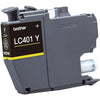 Genuine Brother LC401Y Yellow Ink Cartridge (200 pages)
