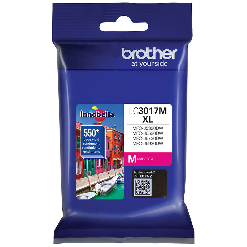 Genuine Brother LC3017M Magenta Ink Cartridge (550 pages)