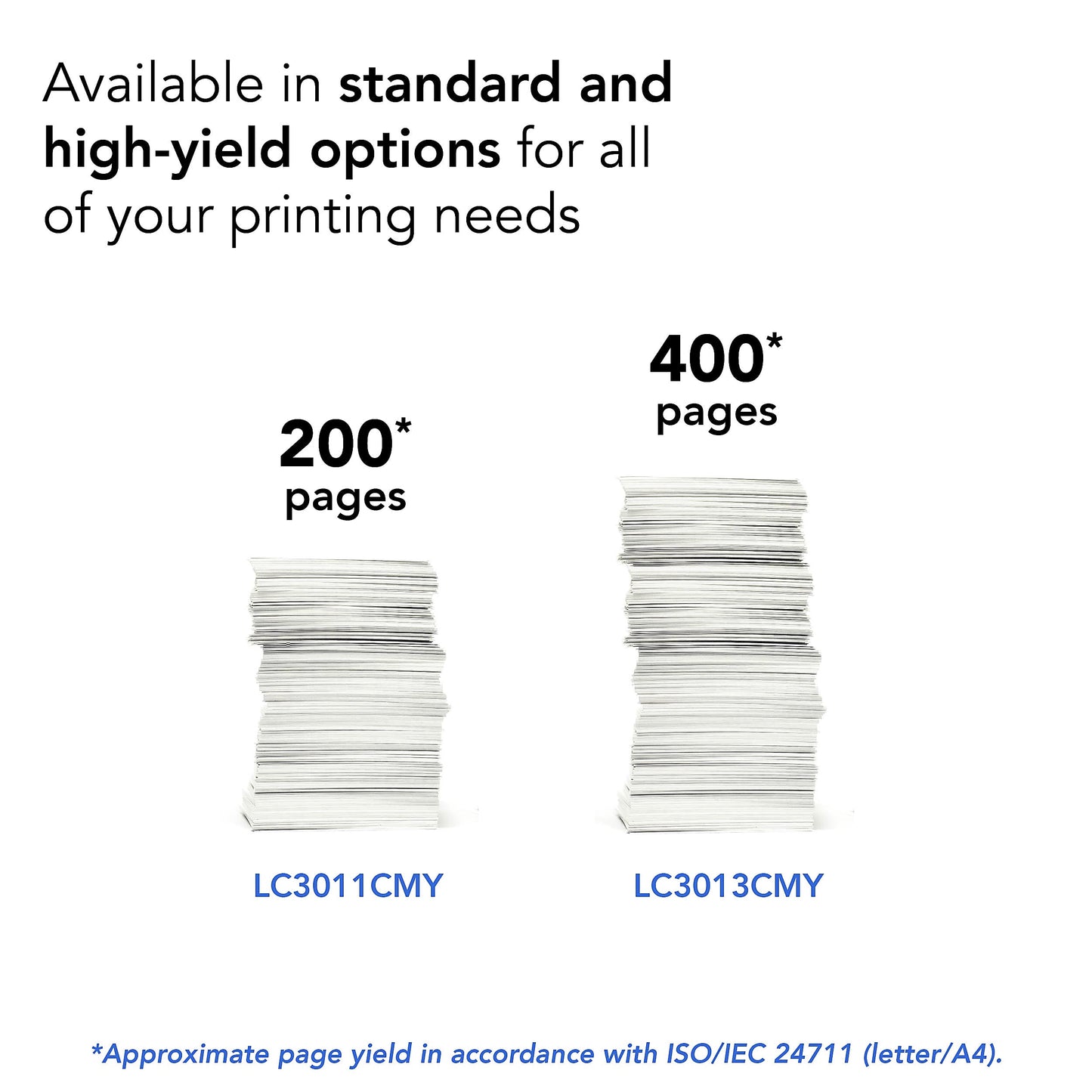 Genuine Brother LC3011Y Yellow Ink Cartridge (200 pages)