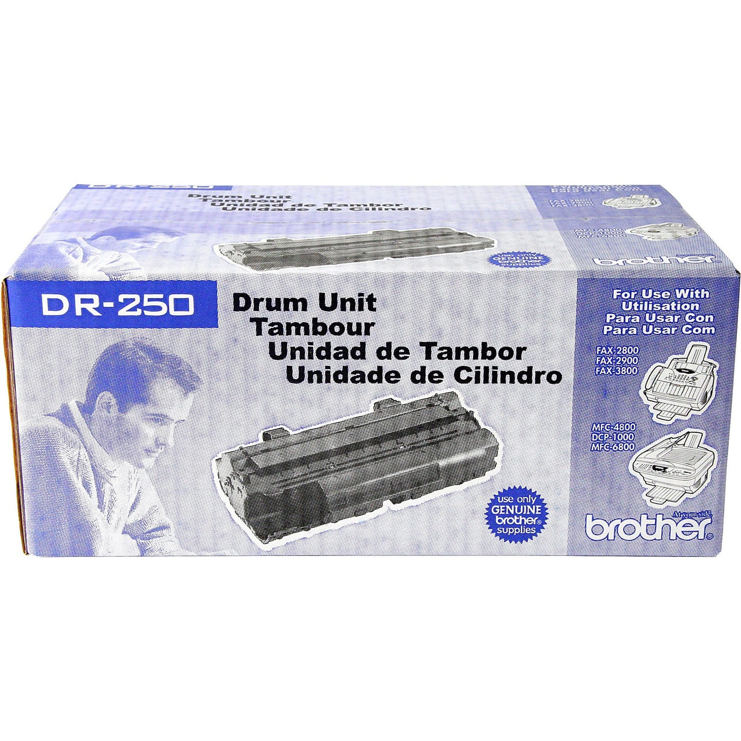 Genuine Brother DR250 Black Drum Unit (12,000 pages)