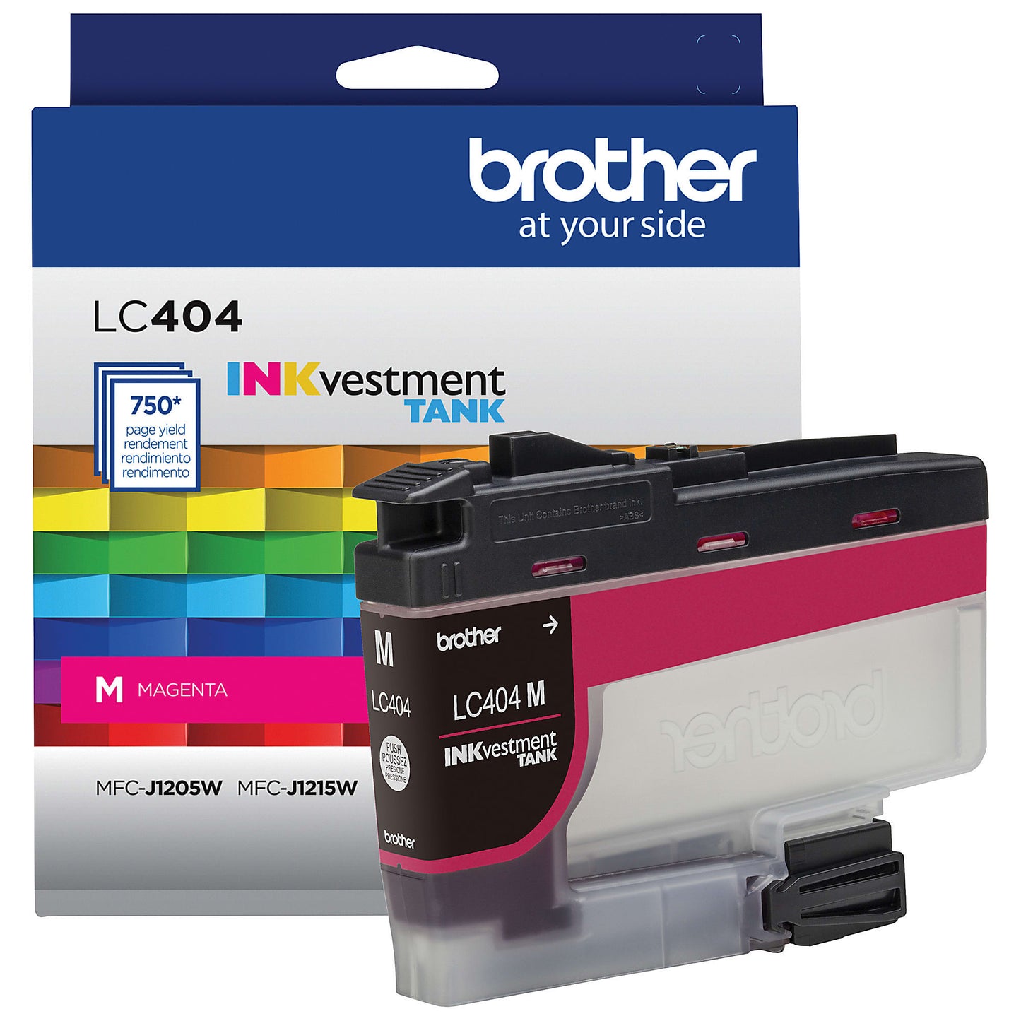 Genuine Brother LC404M Magenta Ink Cartridge (750 pages)