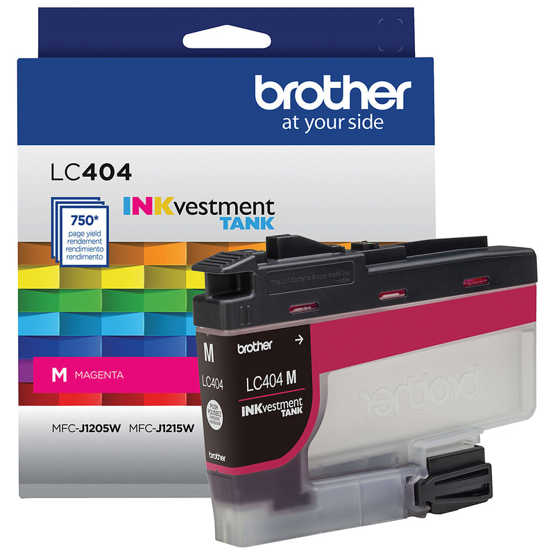 Genuine Brother LC404M Magenta Ink Cartridge (750 pages)