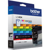 Genuine Brother LC404BK Black Ink Cartridge (750 pages)