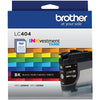 Genuine Brother LC404BK Black Ink Cartridge (750 pages)