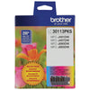 Genuine Brother LC30113PKS Cyan, Magenta, Yellow Ink Cartridge (200 pages)