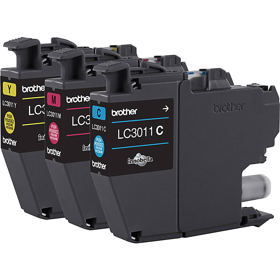 Genuine Brother LC30113PKS Cyan, Magenta, Yellow Ink Cartridge (200 pages)