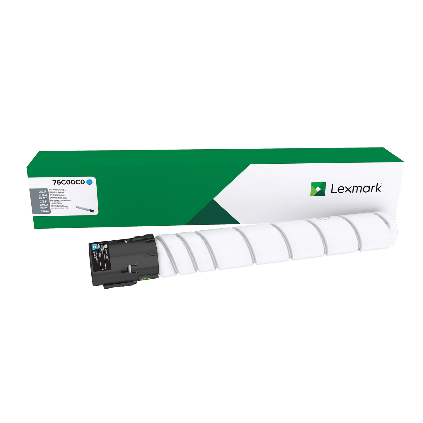 Genuine Lexmark 76C00C0 Cyan Toner Cartridge (11,500 pages)