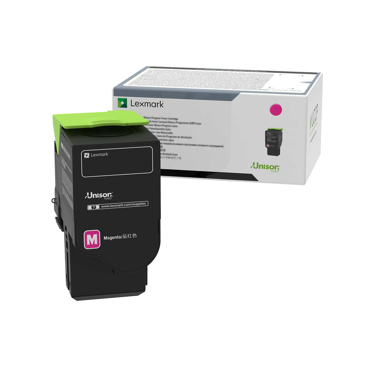 Genuine Lexmark 78C0U30 High Yield Magenta Toner Cartridge (7,000 pages)