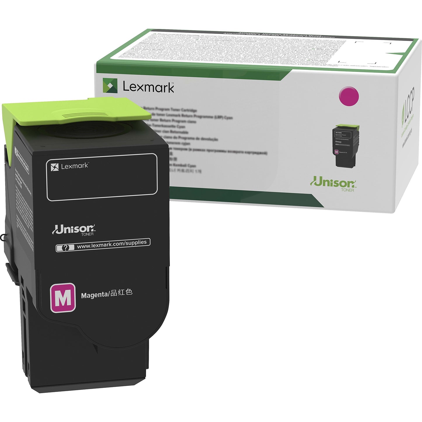 Genuine Lexmark 78C1UM0 High Yield Magenta Toner Cartridge (7,000 pages) Return Program