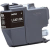 Genuine Brother LC401BK Black Ink Cartridge (200 pages)