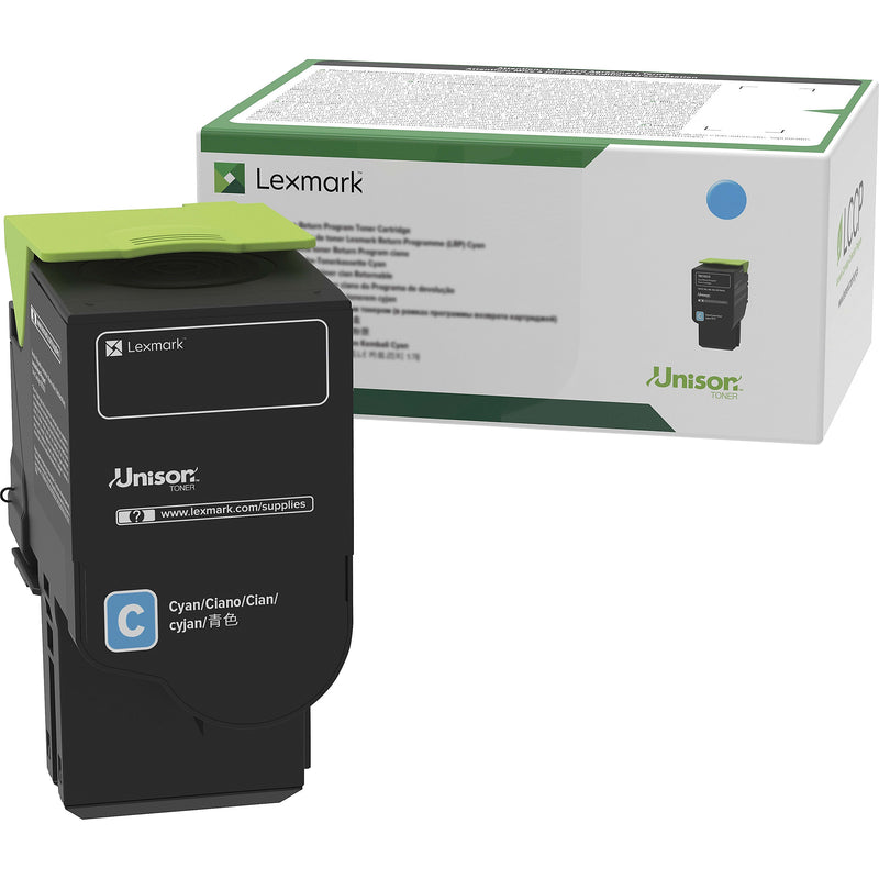Genuine Lexmark C231HC0 High Yield Cyan Toner Cartridge (2,300 pages) Return Program
