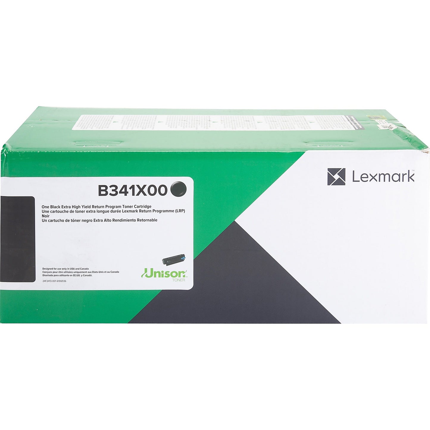 Genuine Lexmark B341X00 High Yield Black Toner Cartridge (6,000 pages) Return Program