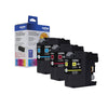Genuine Brother LC101-3PKS Cyan, Magenta, Yellow Ink Cartridge (300 pages)