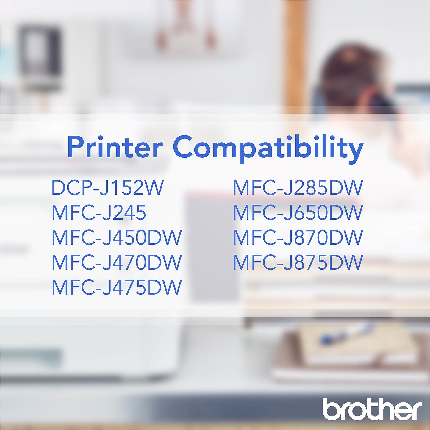 Genuine Brother LC101-3PKS Cyan, Magenta, Yellow Ink Cartridge (300 pages)
