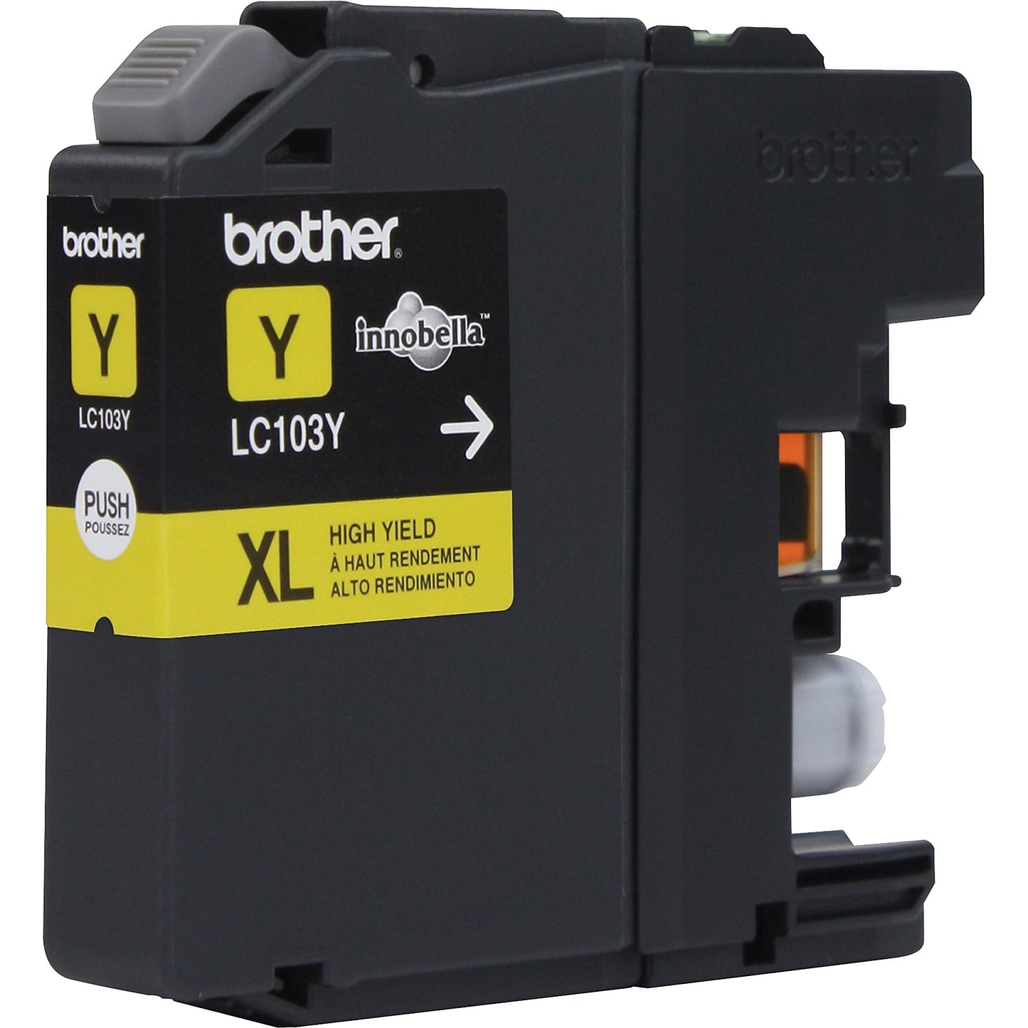 Genuine Brother LC103Y High Yield Yellow Ink Cartridge (600 pages)