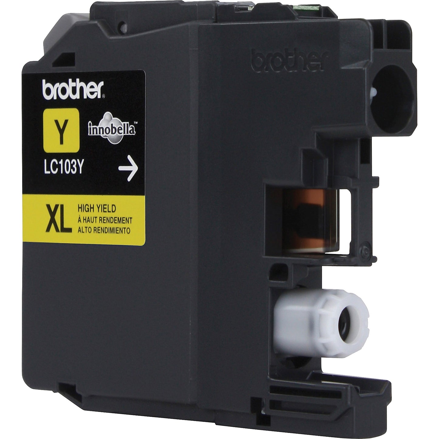 Genuine Brother LC103Y High Yield Yellow Ink Cartridge (600 pages)