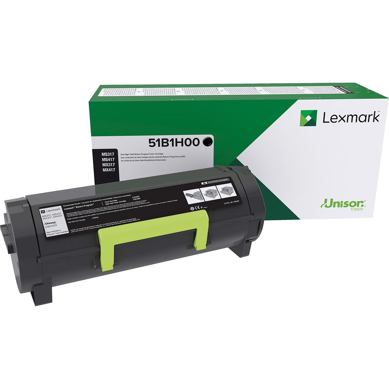 Genuine Lexmark 51B1H00 High Yield Black Toner Cartridge (8,500 pages) Return Program