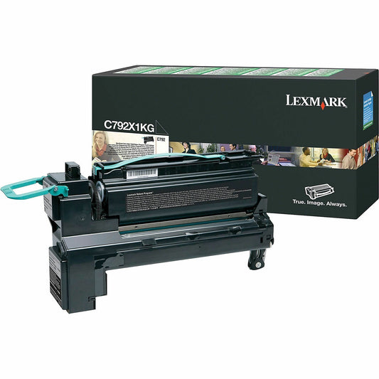 Genuine Lexmark C792X1KG High Yield Black Toner Cartridge (20,000 pages)