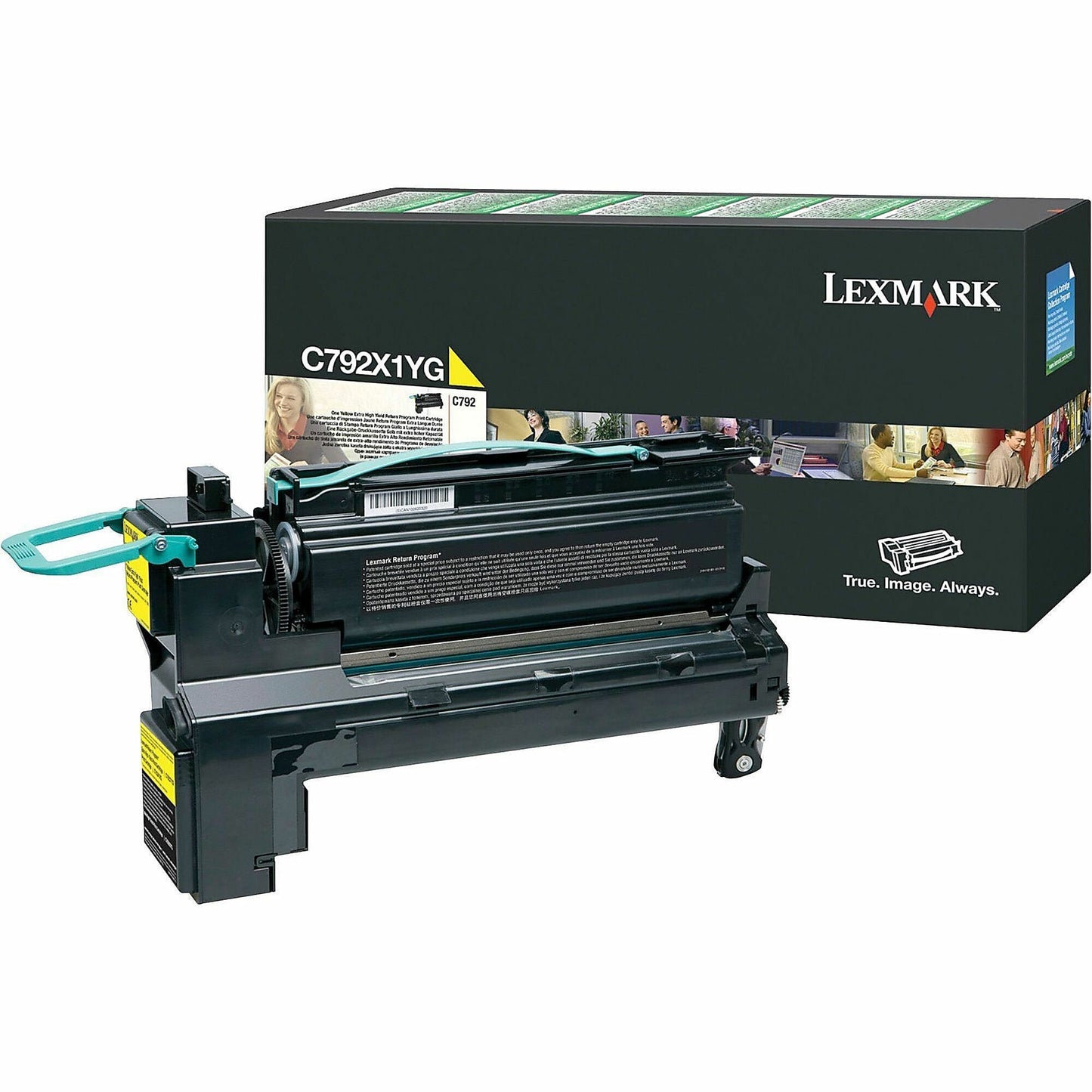 Genuine Lexmark C792X1YG High Yield Yellow Toner Cartridge (20,000 pages)