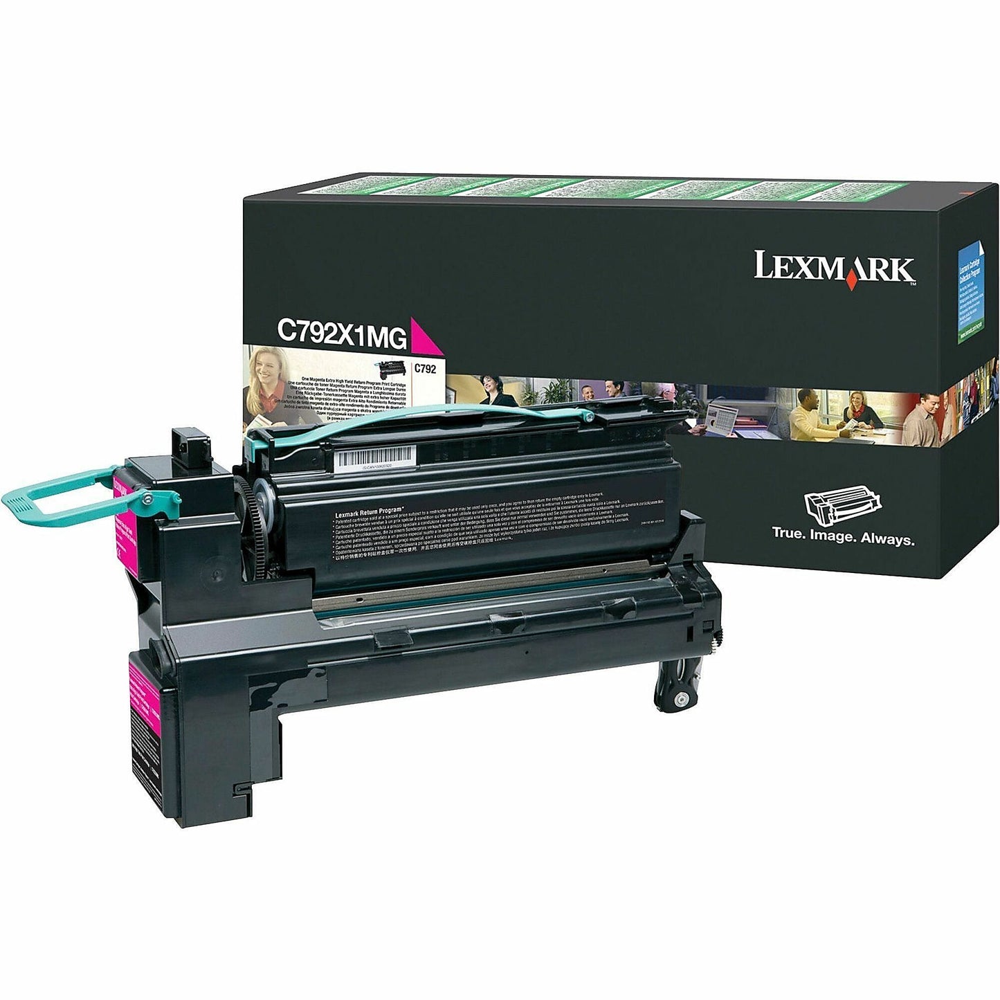 Genuine Lexmark C792X1MG High Yield Magenta Toner Cartridge (20,000 pages)