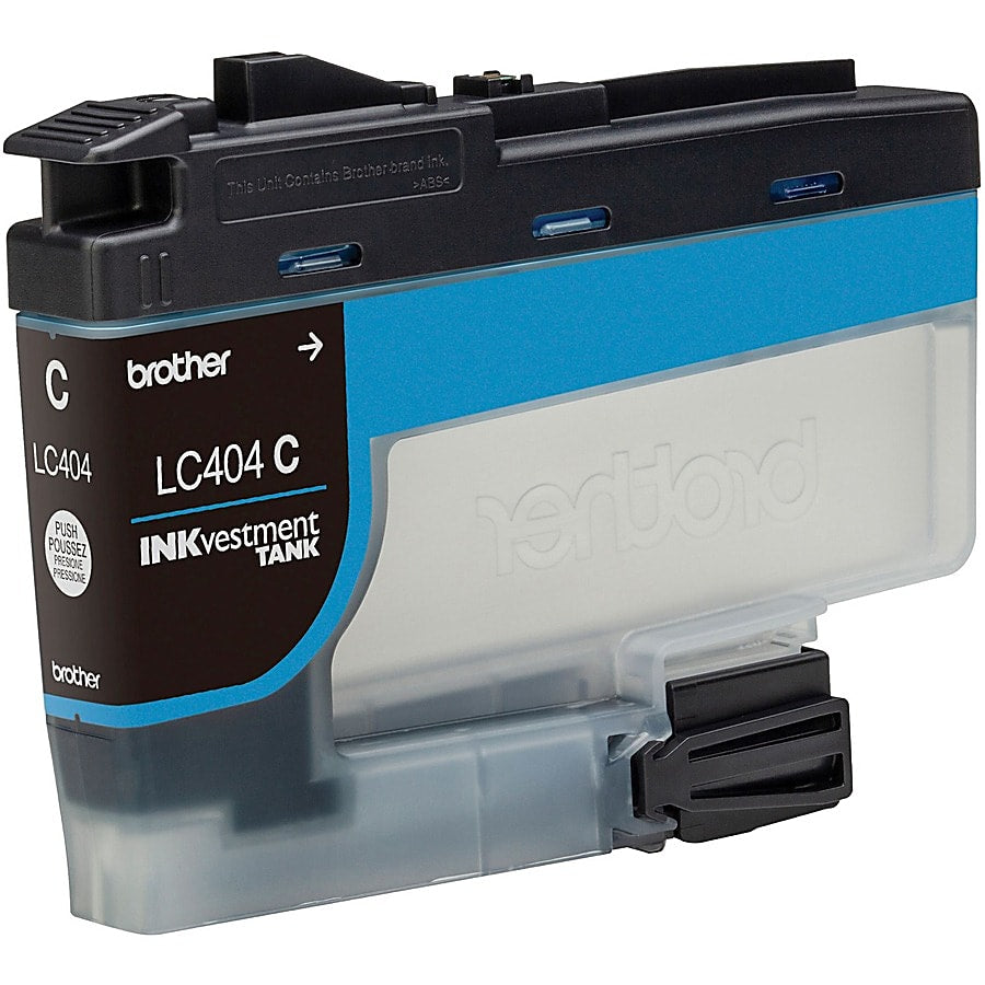 Genuine Brother LC404C Cyan Ink Cartridge (750 pages)