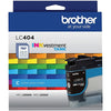 Genuine Brother LC404C Cyan Ink Cartridge (750 pages)