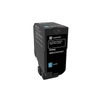 Genuine Lexmark 74C1SC0 High Yield Cyan Toner Cartridge (7,000 pages) Return Program