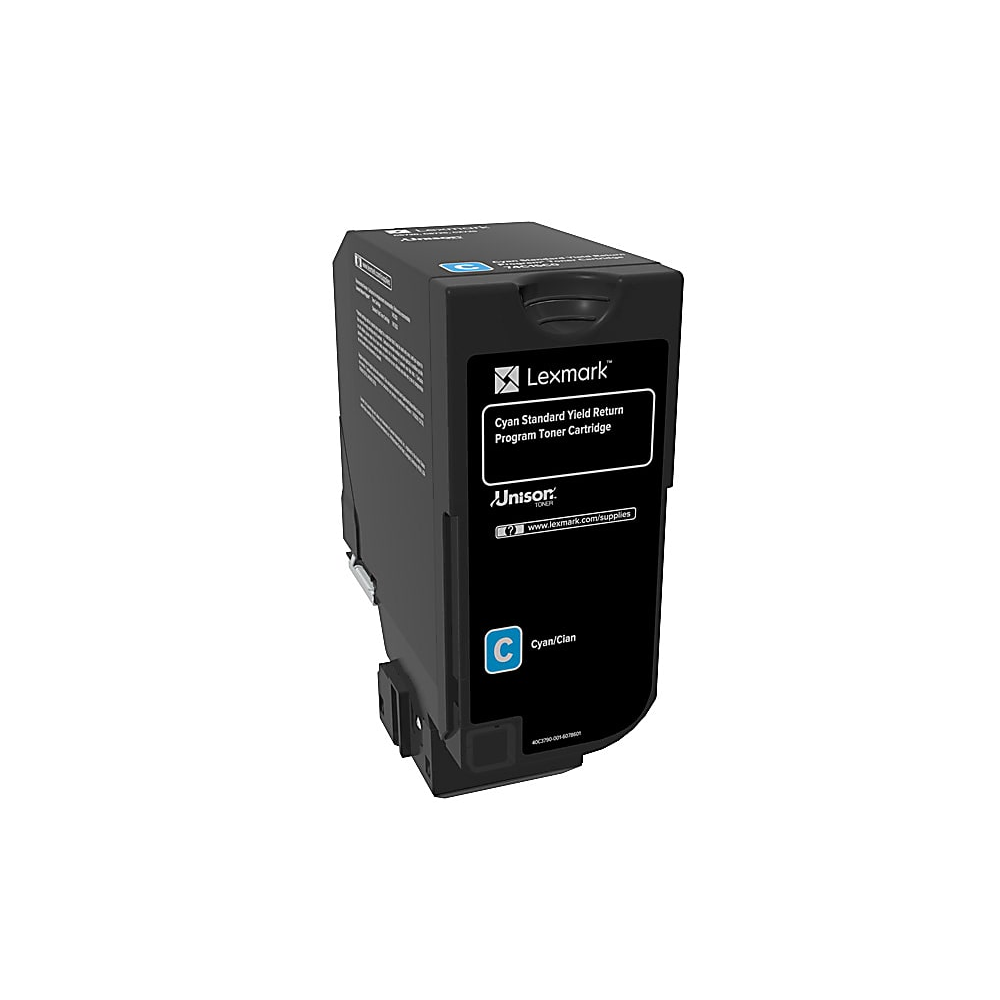 Genuine Lexmark 74C1SC0 High Yield Cyan Toner Cartridge (7,000 pages) Return Program