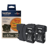 Genuine Brother LC612PKS Cyan, Magenta, Yellow Ink Cartridge (450 pages)