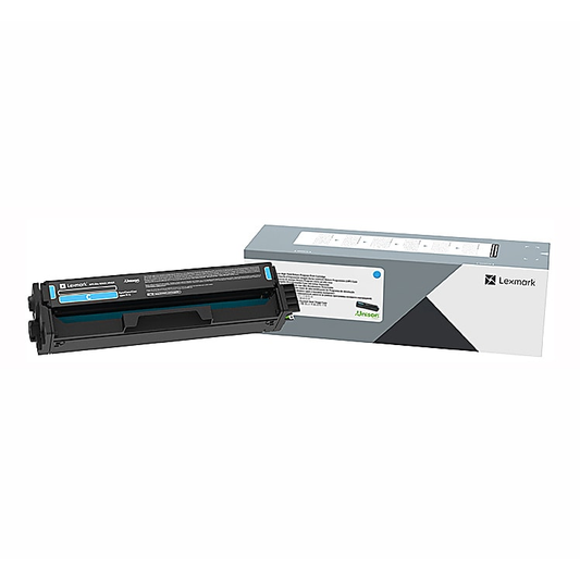 Genuine Lexmark C340X20 High Yield Cyan Toner Cartridge (4,500 pages)