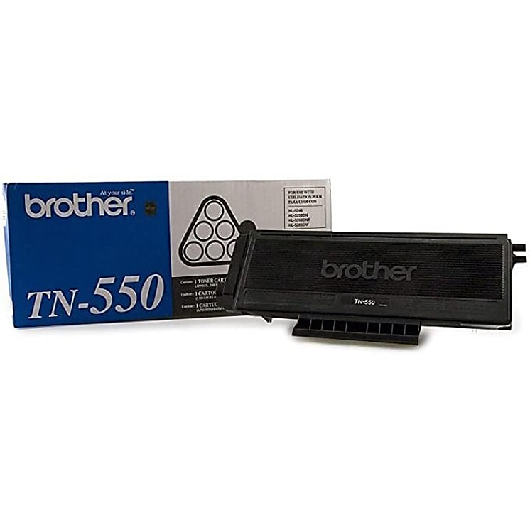 Genuine Brother TN550 Black Toner Cartridge (3,500 pages)